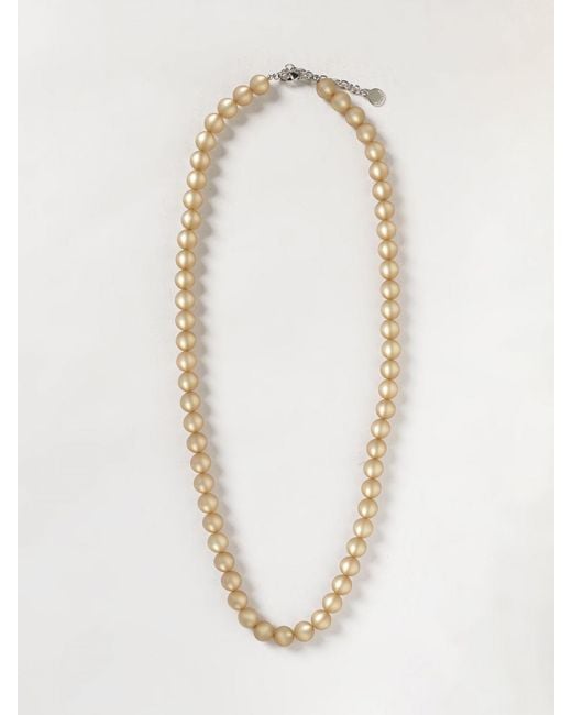 Emporio Armani White Frosted Resin Necklace