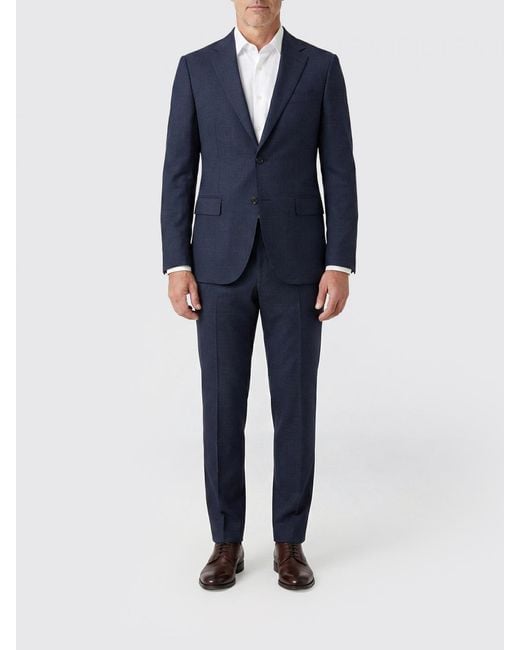 Lardini Blue Single-Breasted Virgin Wool Suit for men