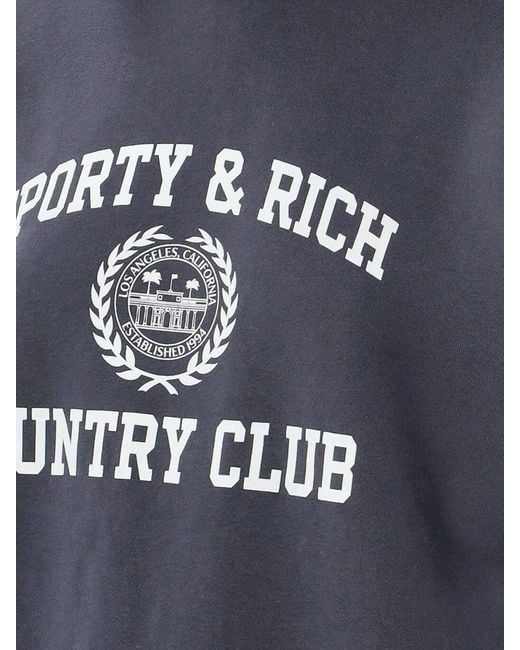 Sporty & Rich Blue Sporty &Amp Rich Sweatshirt