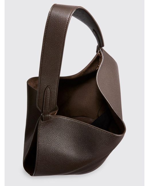 Borsa Lotus di Khaite in Brown