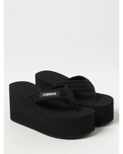 Coperni Black Wedge Shoes