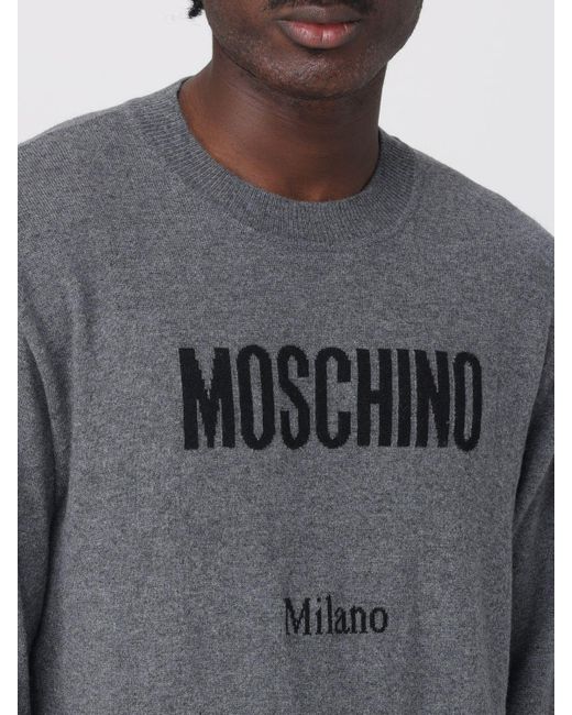Pull Homme Moschino Couture pour homme en coloris Gray