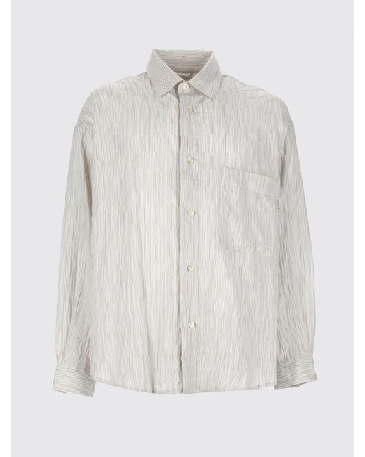 AMISH White Cotton Shirt for men