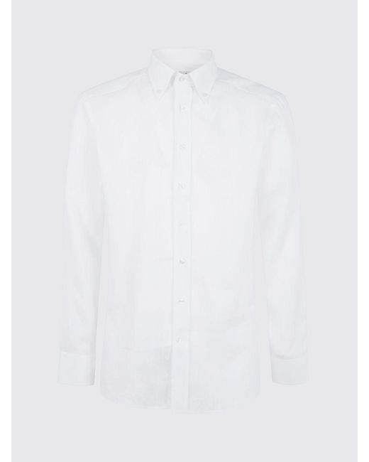 Etro White Linen Shirt for men