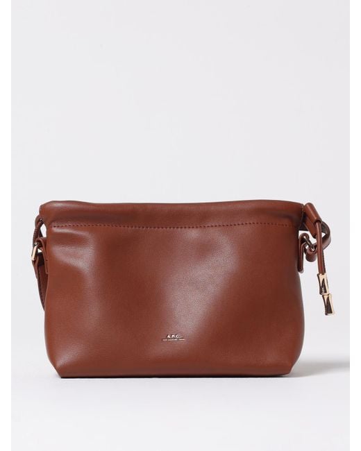 A.P.C. Brown Handtasche Damen