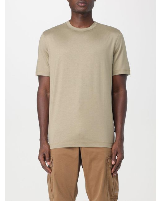 BOSS by HUGO BOSS T-shirt in Natural for Men | Lyst Canada