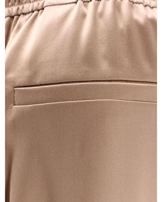 Brunello Cucinelli Natural Silk Jogging Trousers