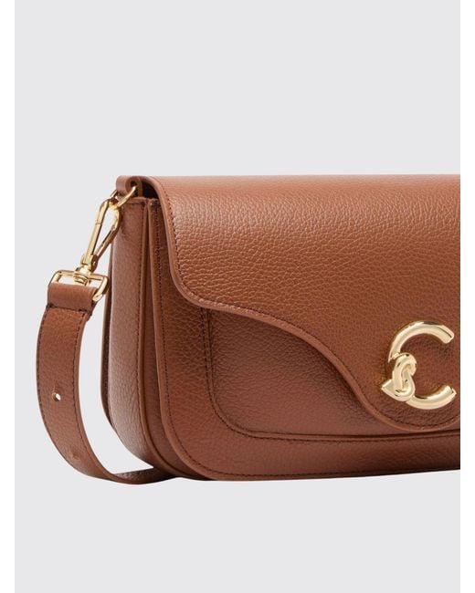 Coccinelle Brown C-Me Grained Leather Bag