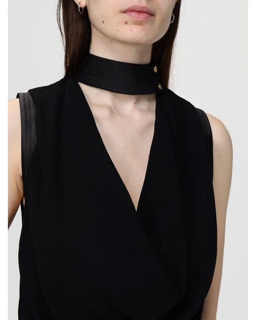 Elisabetta Franchi Black Viscose Top