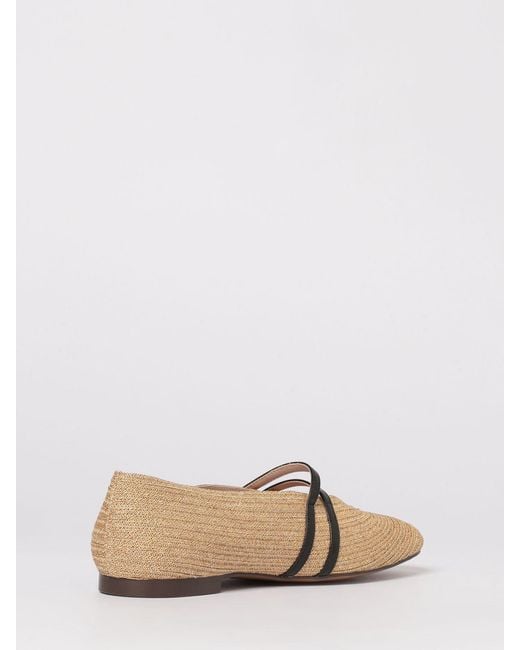 Coccinelle Natural Risako Raffia Ballerinas