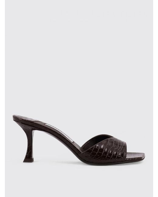 Jimmy Choo Brown Skye Mules By