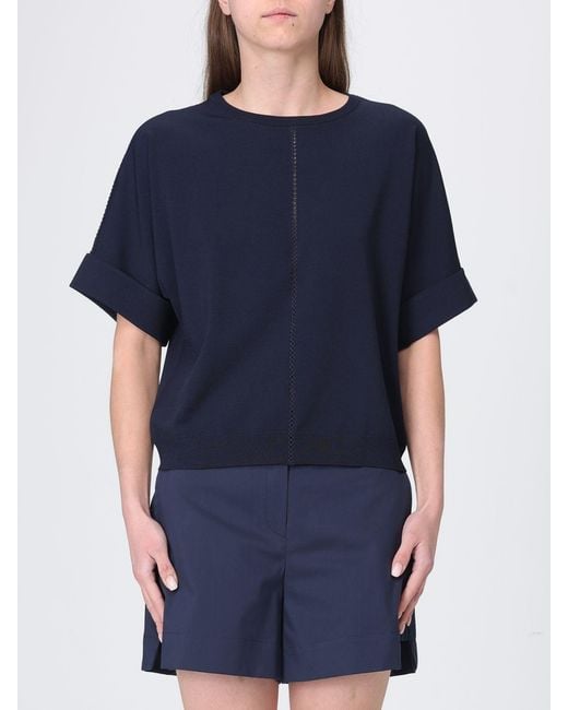 Kangra Blue V-Neck Top