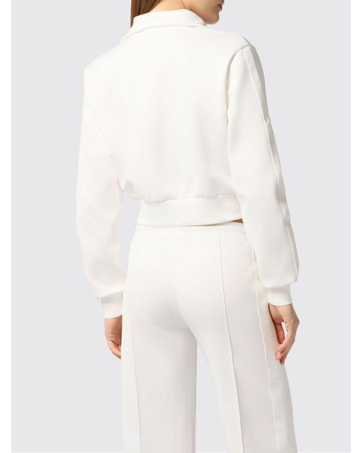 Philipp Plein White Cotton Hoodie