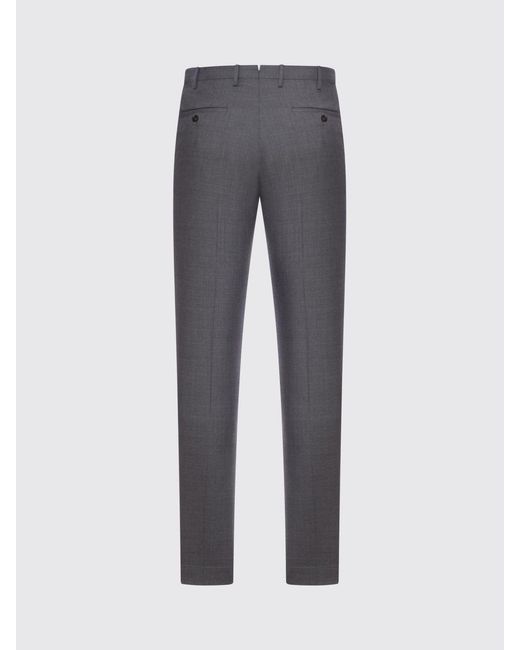 Incotex Gray Wool Chino Trousers for men