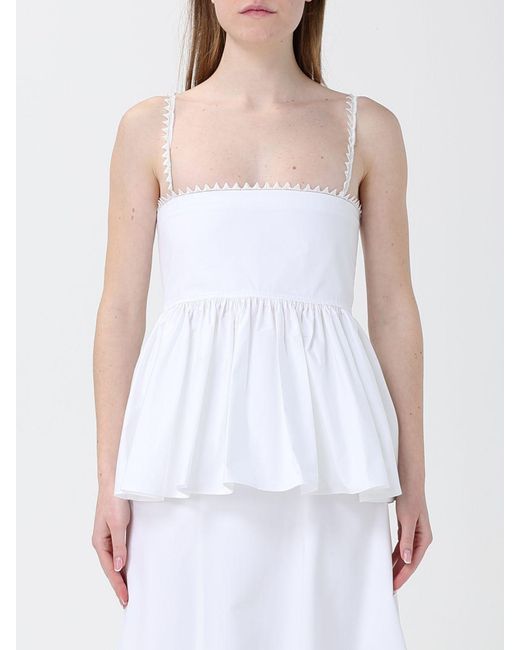 Jacquemus White Cotton Top