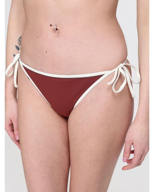 Brunello Cucinelli Pink Bikini Bottom Swimsuit