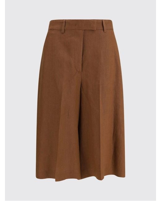 Lardini Brown Viscose Blend Shorts