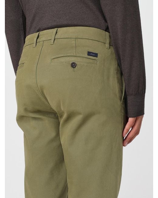 Pantalón Hombre Fay de hombre de color Green