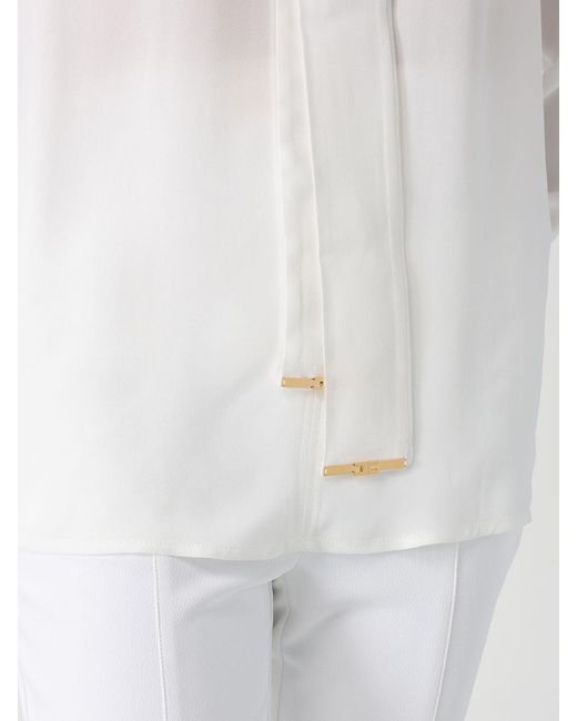 Elisabetta Franchi White Viscose Blouse