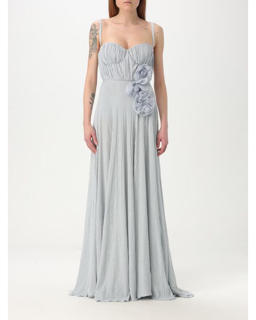 Elisabetta Franchi Gray Kleider Damen