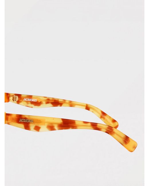 Jacquemus Orange Carre Jac109C4Sun Acetate Sunglasses for men