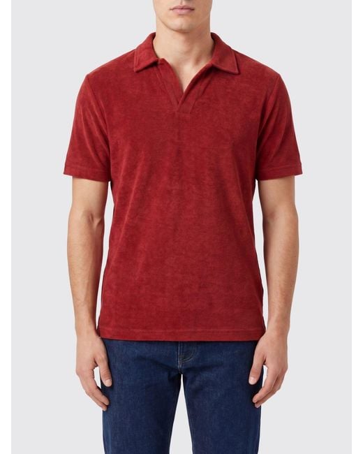 Polo De Algodón Mc2 Saint Barth de hombre de color Red