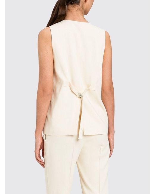 Twinset Natural Classic Viscose Vest