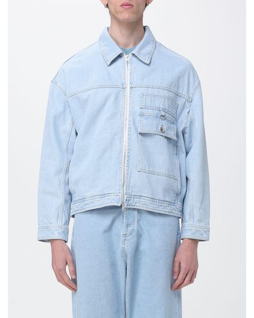 Maison Kitsuné Blue Maison Kitsun&Eacute Denim Jacket for men