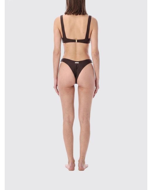 MATINEÉ Natural Triangle Bikini With V-Neck And Brazilian Briefs