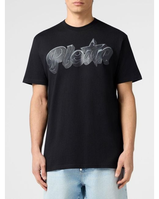 Philipp Plein Black T-Shirt for men