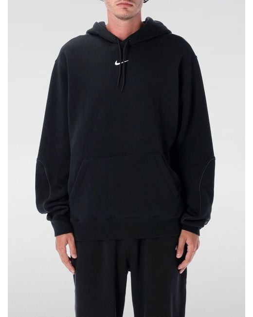 Nike Blue Cotton Blend Sweatshirt for men