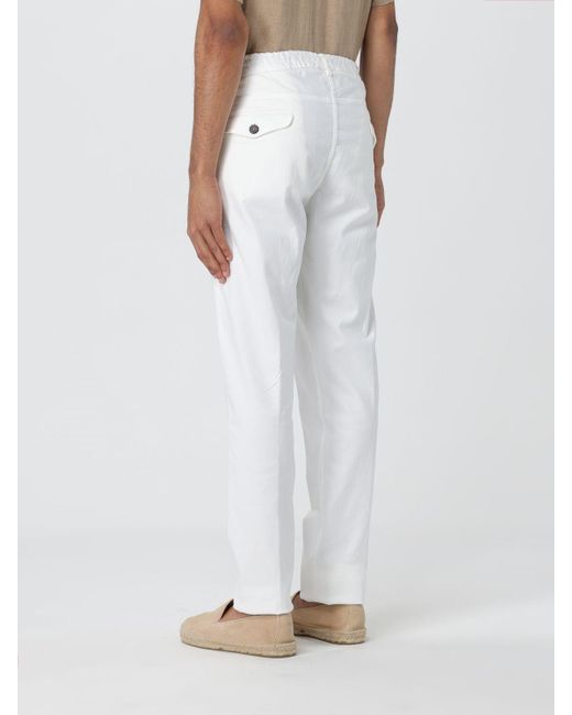 Pantalone di Eleventy in White da Uomo