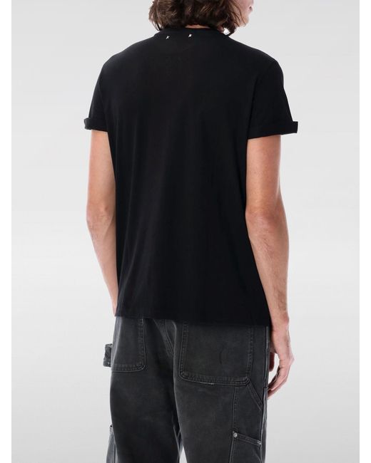 Golden Goose Deluxe Brand Black Distressed T-Shirt for men