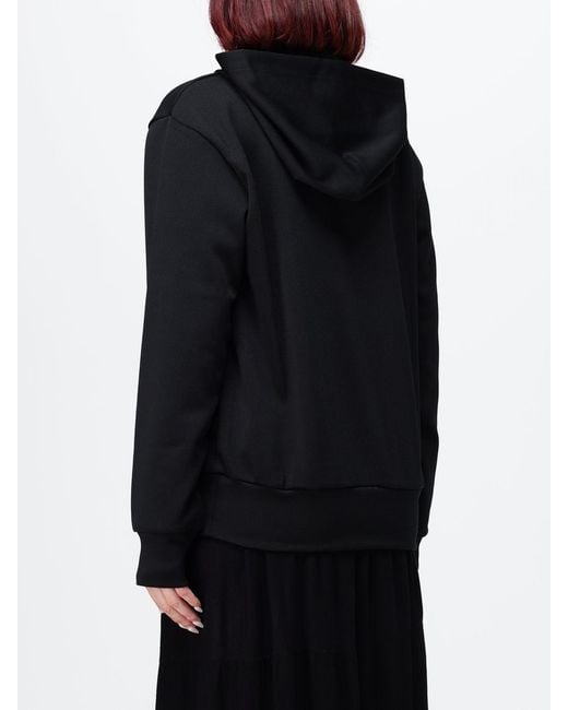 Comme des Garçons Black Comme Des GarÇ Ons Relaxed Fit Pullover Jersey Hoodie With Logo