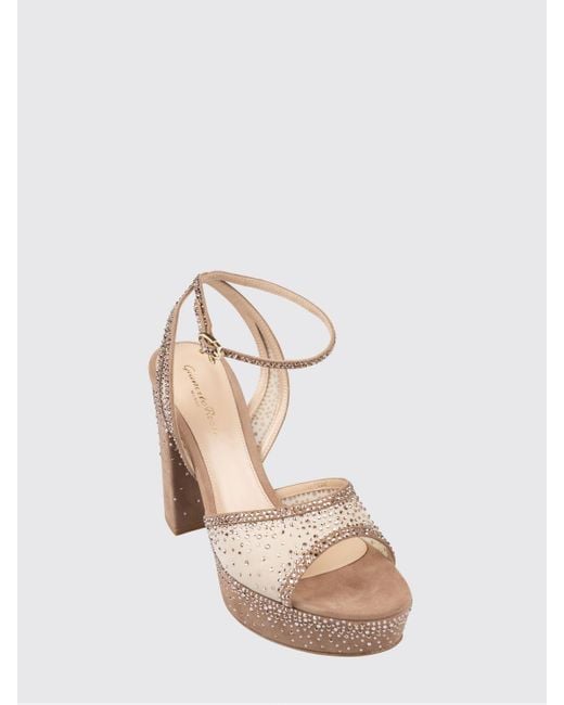 Sandali Con Tacco Donna di Gianvito Rossi in Natural