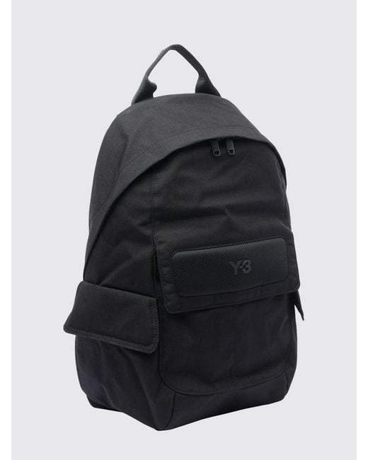 Y-3 Black Backpack for men