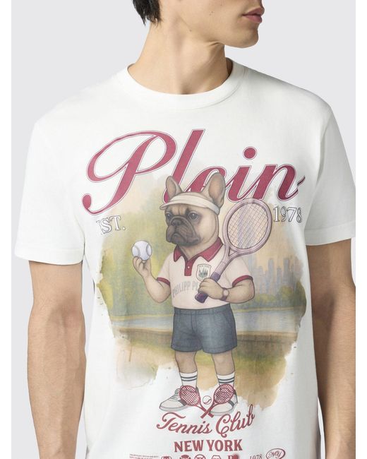 Philipp Plein White T-Shirt for men