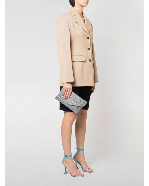 Clutch The Loveletter di Stuart Weitzman in Gray