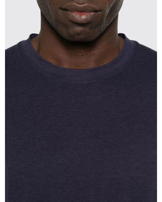 T-Shirt Basic di Tom Ford in Blue da Uomo