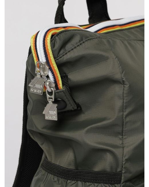 K-Way Green The Maizy Nylon Backpack With Logo