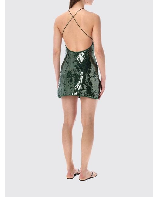 Oseree Green Sequin Dress
