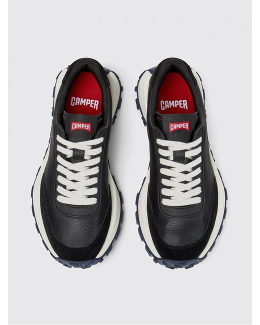 Camper White Drift Trail Leather Sneakers
