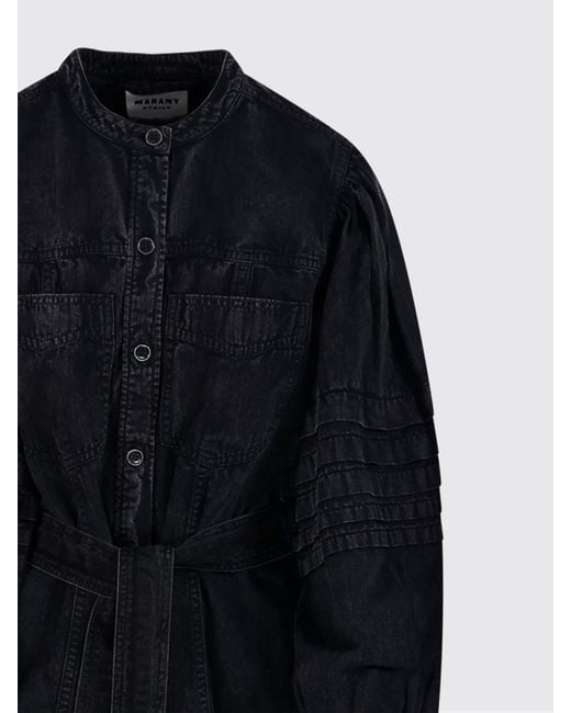 Isabel Marant Black Denim Dress