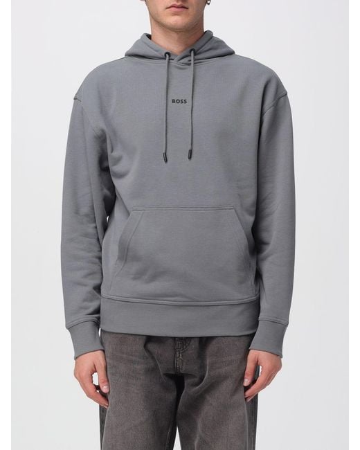 Sweatshirt Homme Boss pour homme en coloris Gray