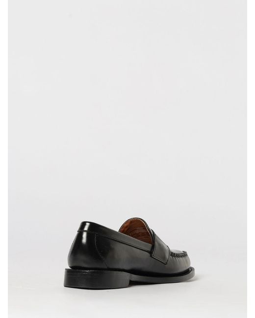 Sebago White Cayman Brushed Leather Loafers for men