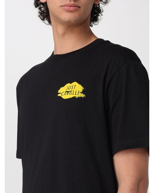 Just Cavalli Black T-Shirt for men