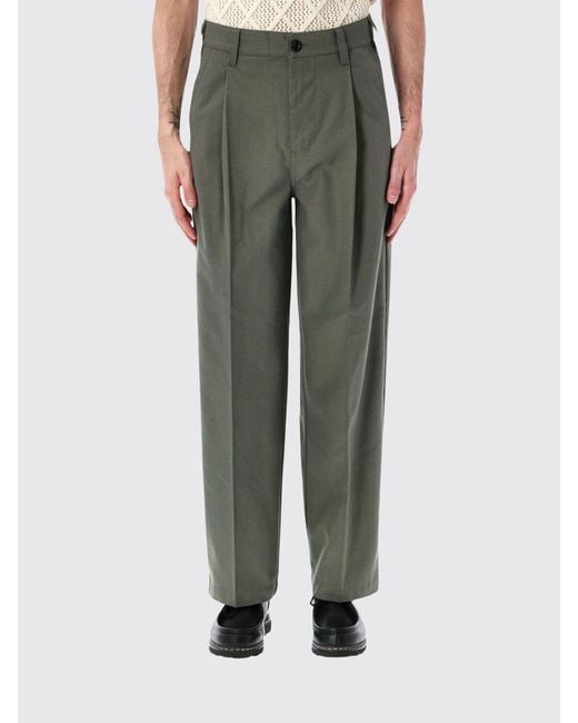 Obey Green Jersey Trousers for men