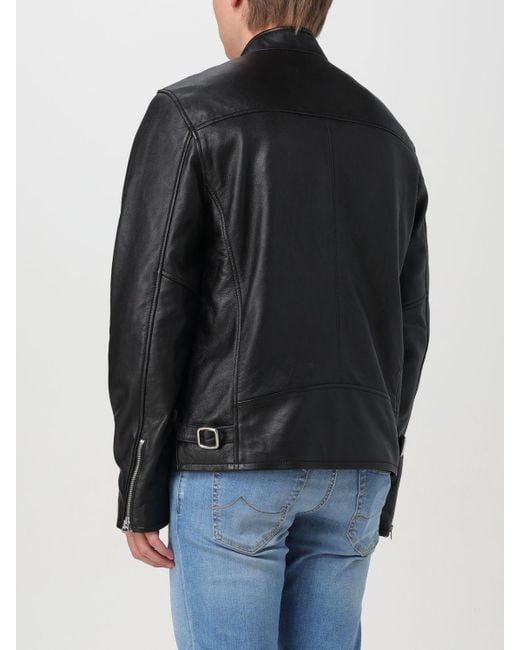 Schott Nyc Black Jacket for men