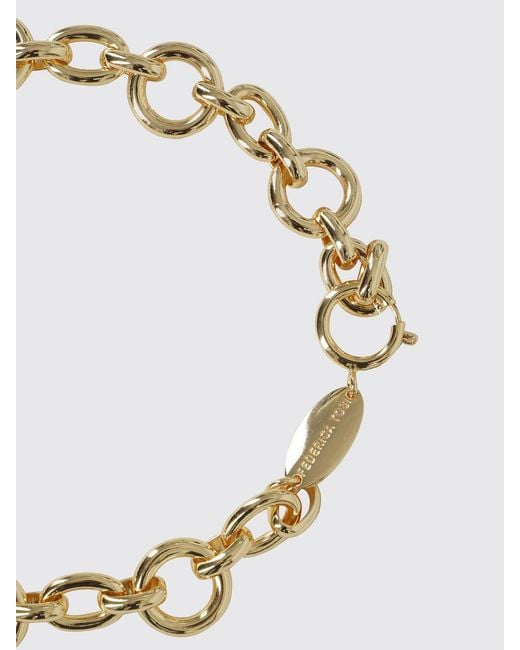FEDERICA TOSI White Charlotte 18Ct-Plated Bronze Choker Necklace