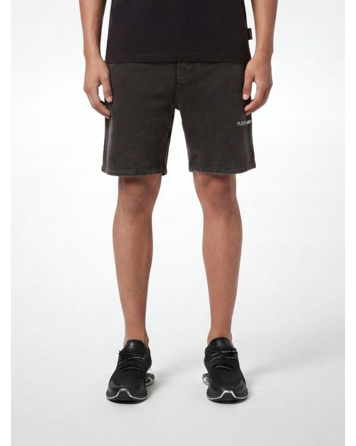 Philipp Plein Black Shorts for men